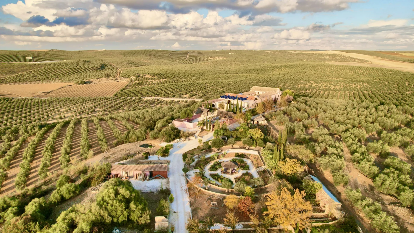 Entorno natural de la sede del retiro de Año Nuevo