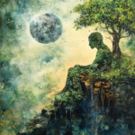 Persona en contacto con la naturaleza
